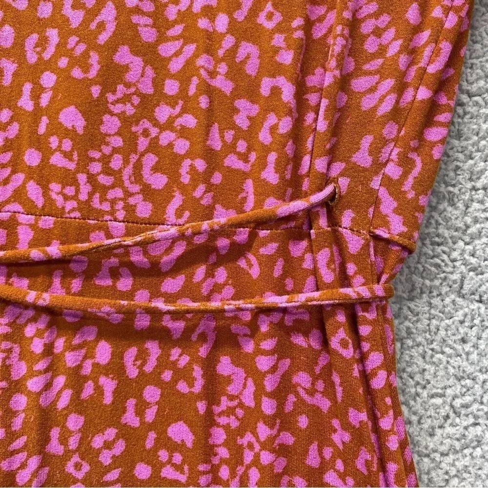 Free People Marsaille Mini Dress Rust Combo Womens Size Small